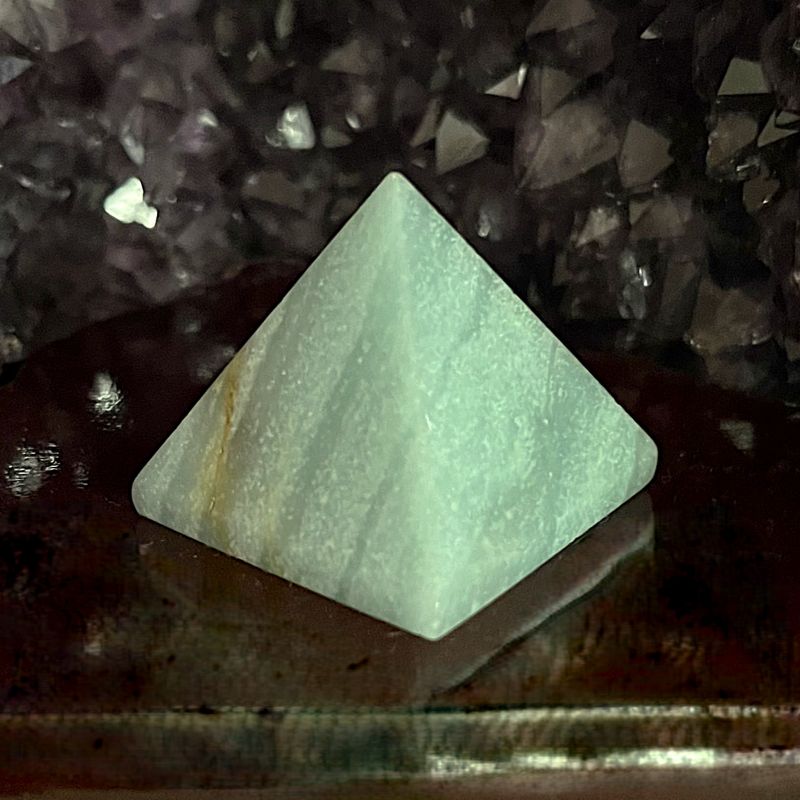 Amazonite Pyramid 'C' - 35mm