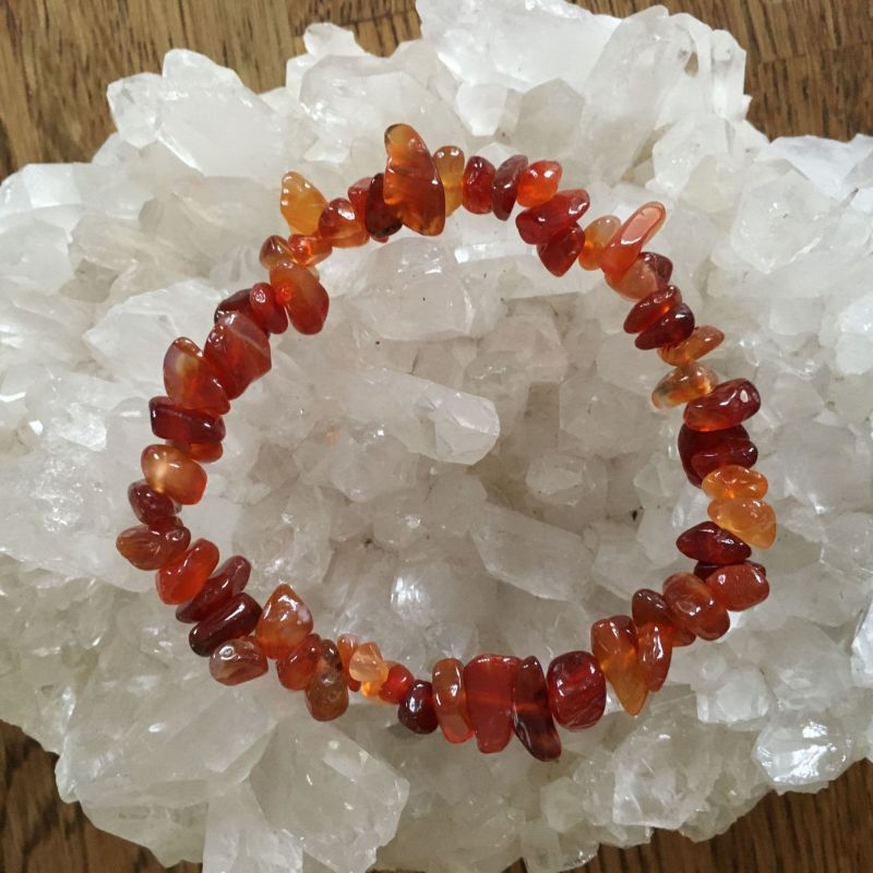 Carnelian Chipstone Bracelet