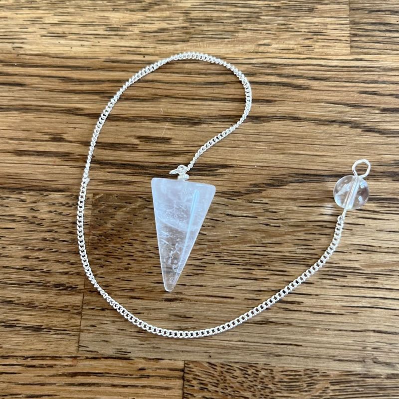 Clear Quartz Cone Pendulum