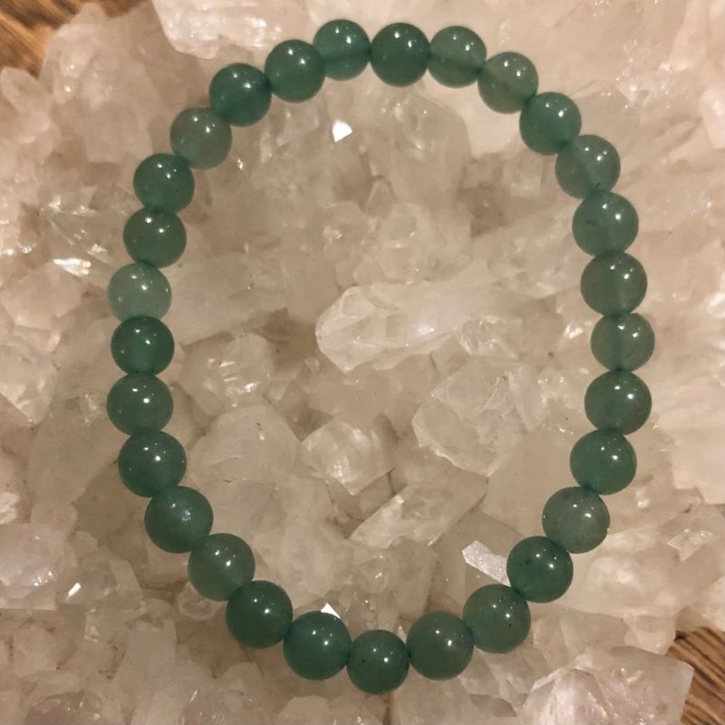 Green Aventurine 6mm Bead Bracelet