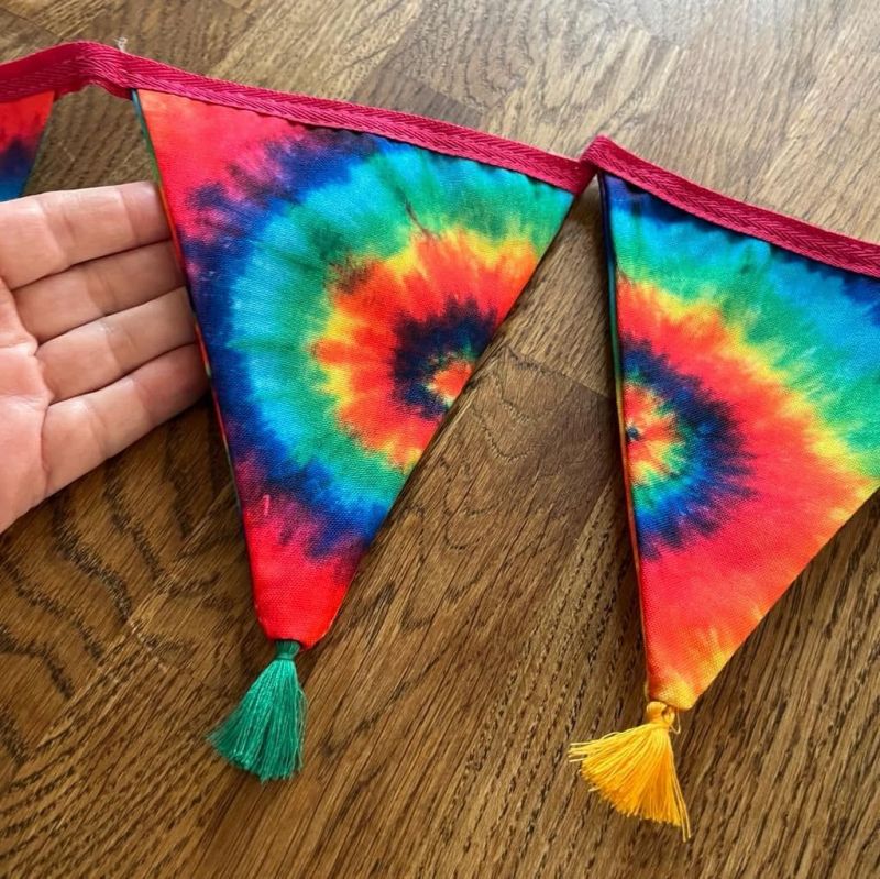 Groovy Baby Tie Dye Bunting