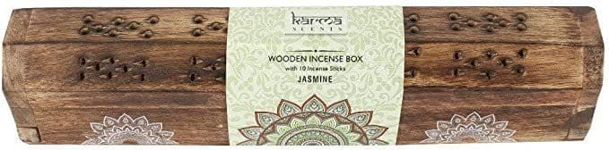 Jasmine Incense Sticks Wooden Box Set