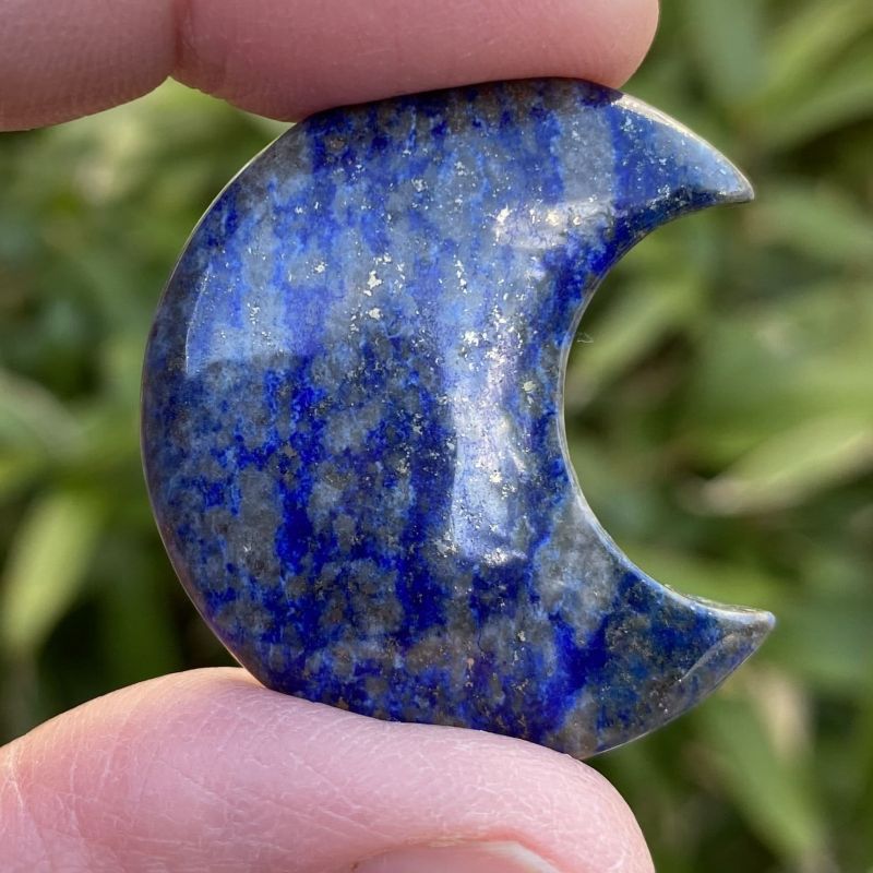 Lapis Lazuli Puff Crescent Moon