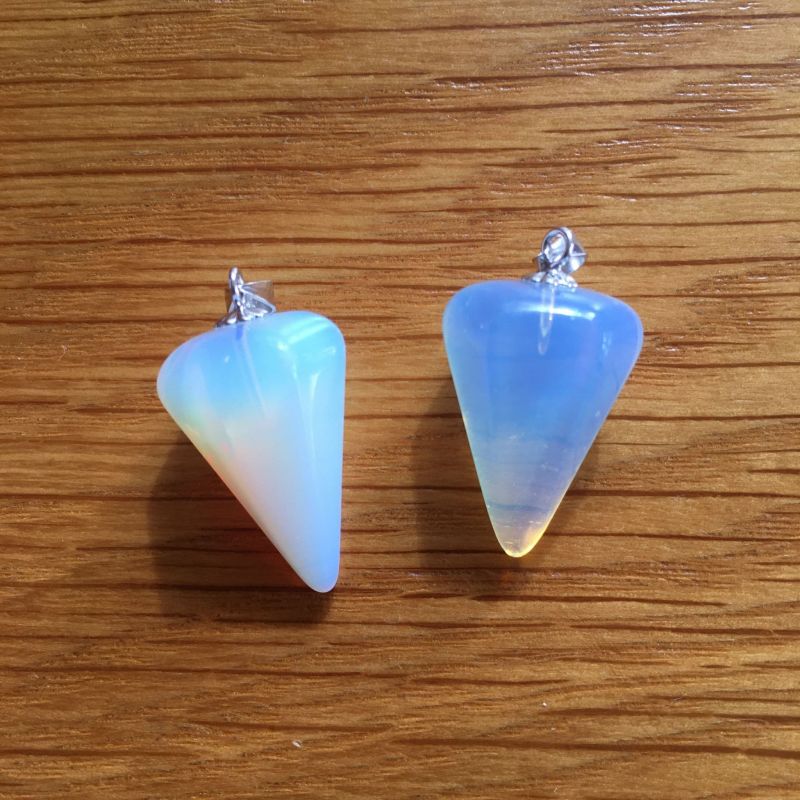 Opalite Faceted Pendulum Pendant