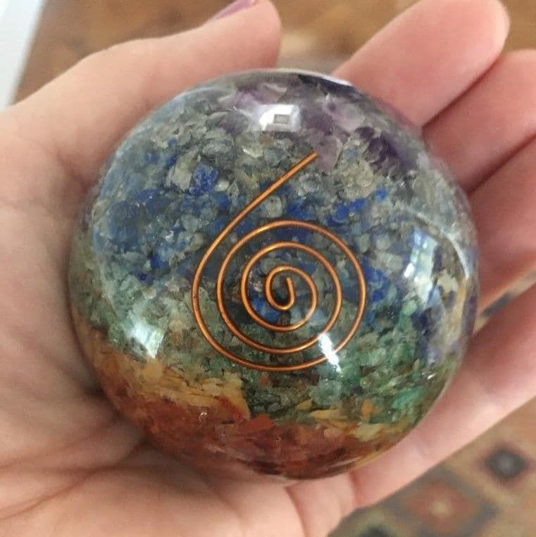 Orgonite Chakra 6cm Sphere