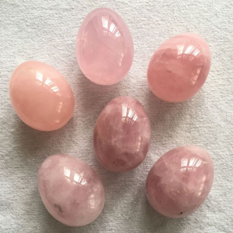 Rose Quartz Egg  - 4.7cm