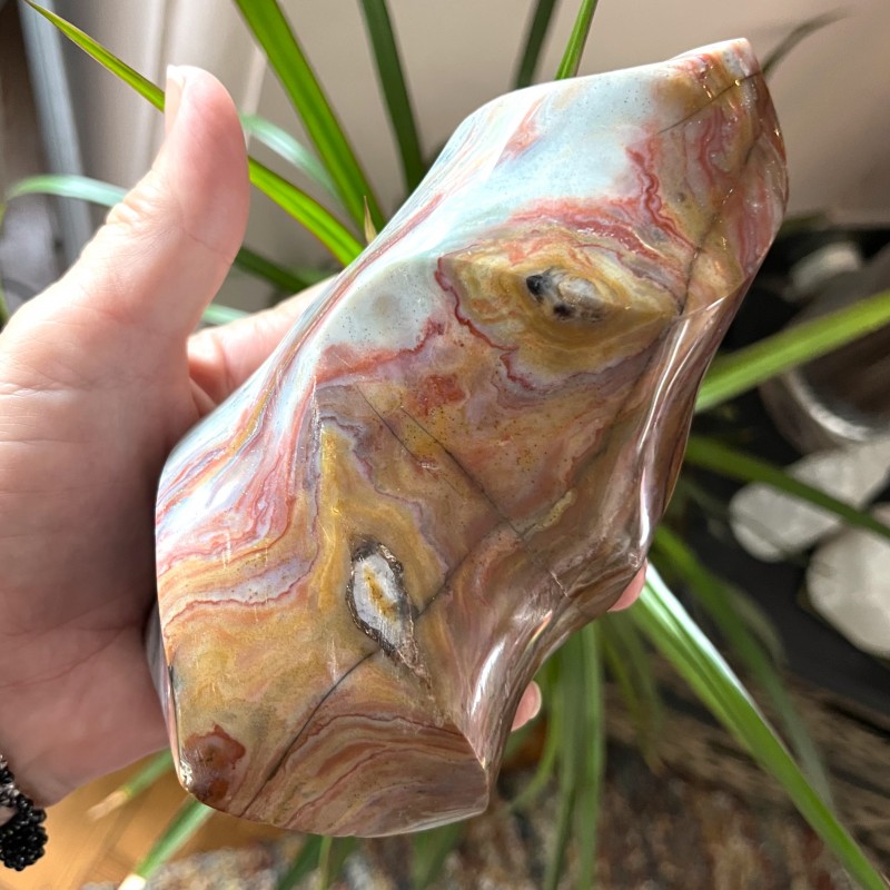 Polychrome Jasper Flame -  14.5cm