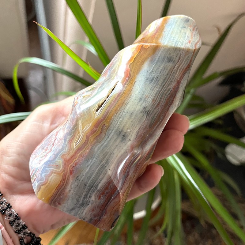 Polychrome Jasper Flame -  14.5cm