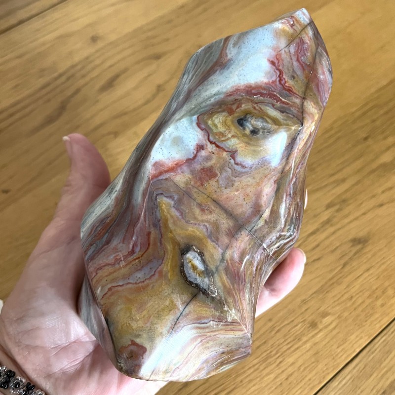 Polychrome Jasper Flame -  14.5cm