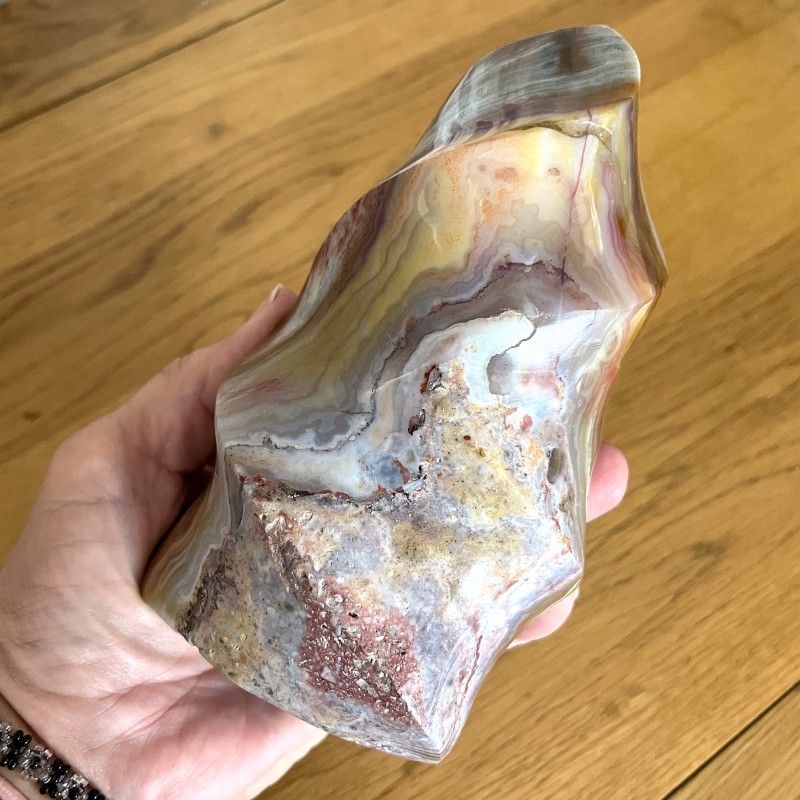 Polychrome Jasper Flame -  14.5cm