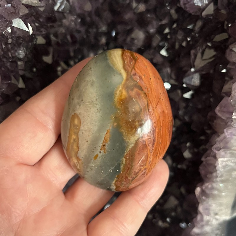 Polychrome Jasper Freeform- 70mm