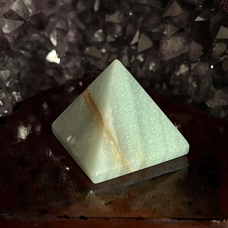 Amazonite Pyramid 'C' - 35mm