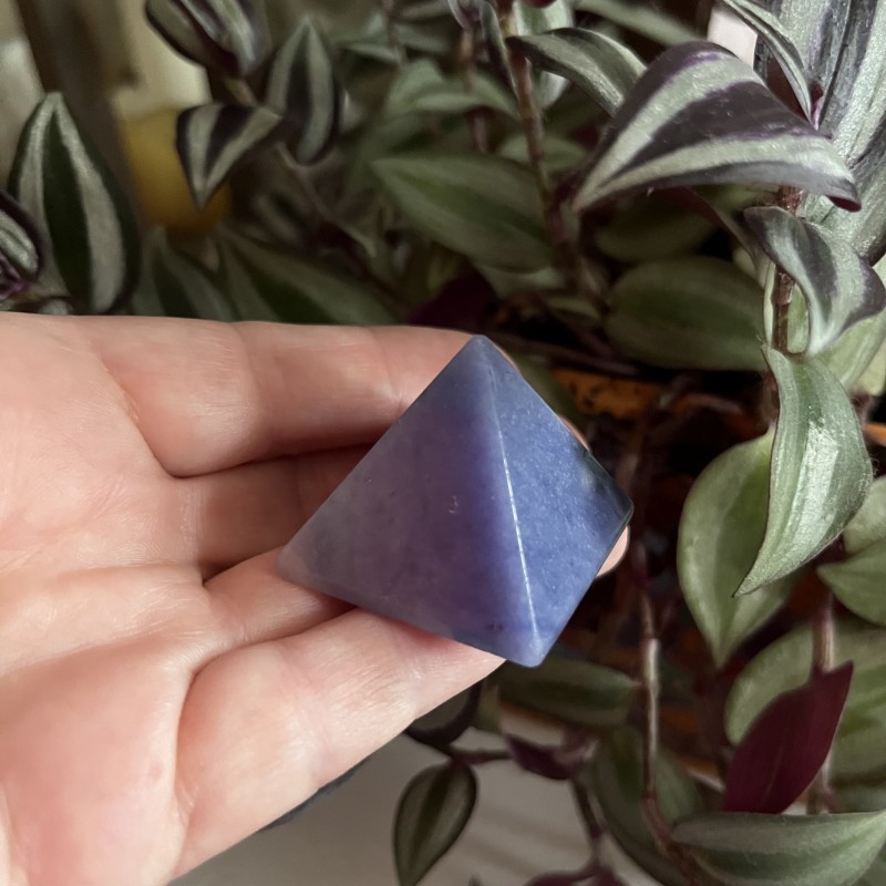 Blue Quartz Pyramids - 35mm