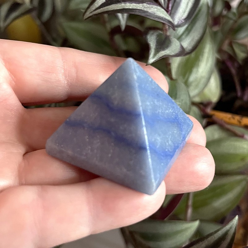 Blue Quartz Pyramids - 35mm