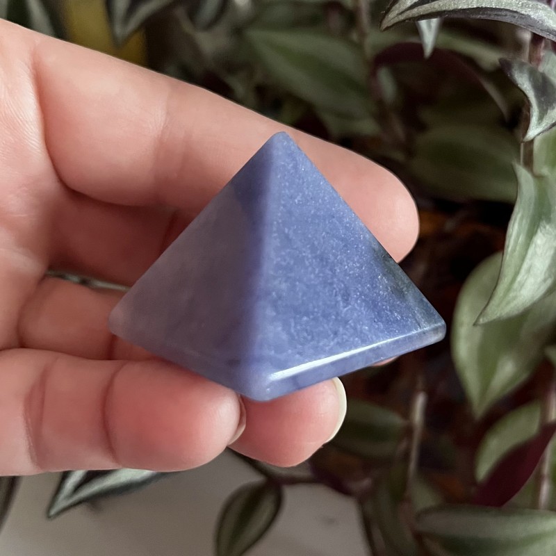 Blue Quartz Pyramids - 35mm