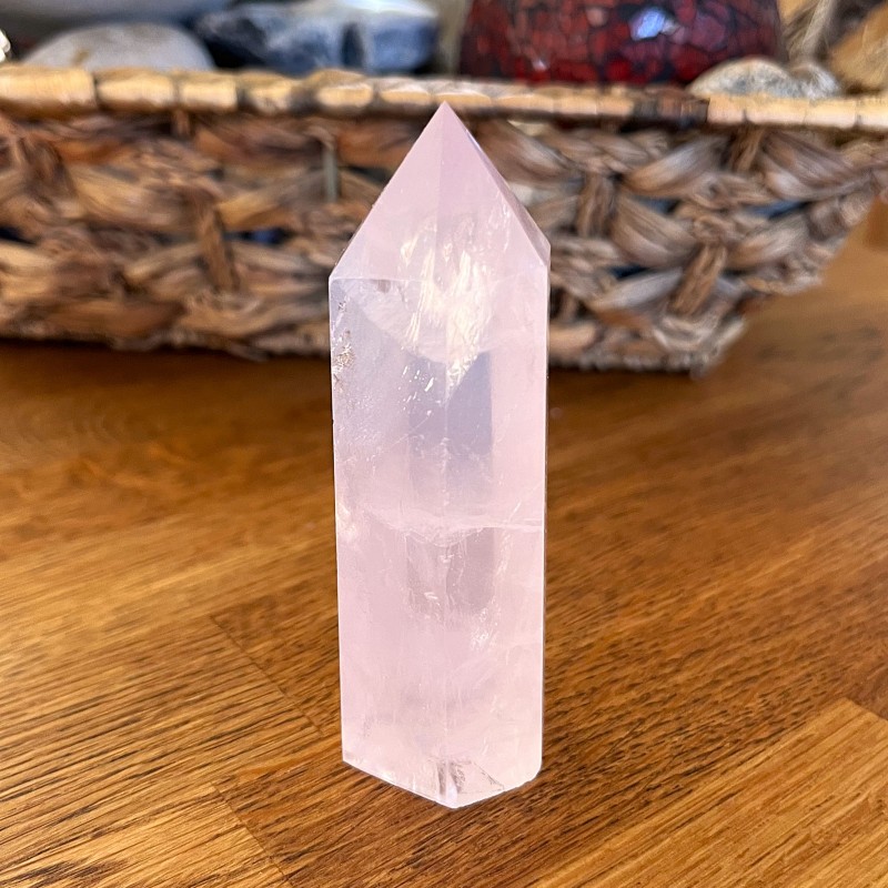 Rose Quartz Point -J - 9.2cm