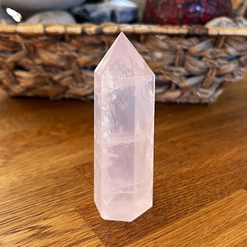 Rose Quartz Point -J - 9.2cm