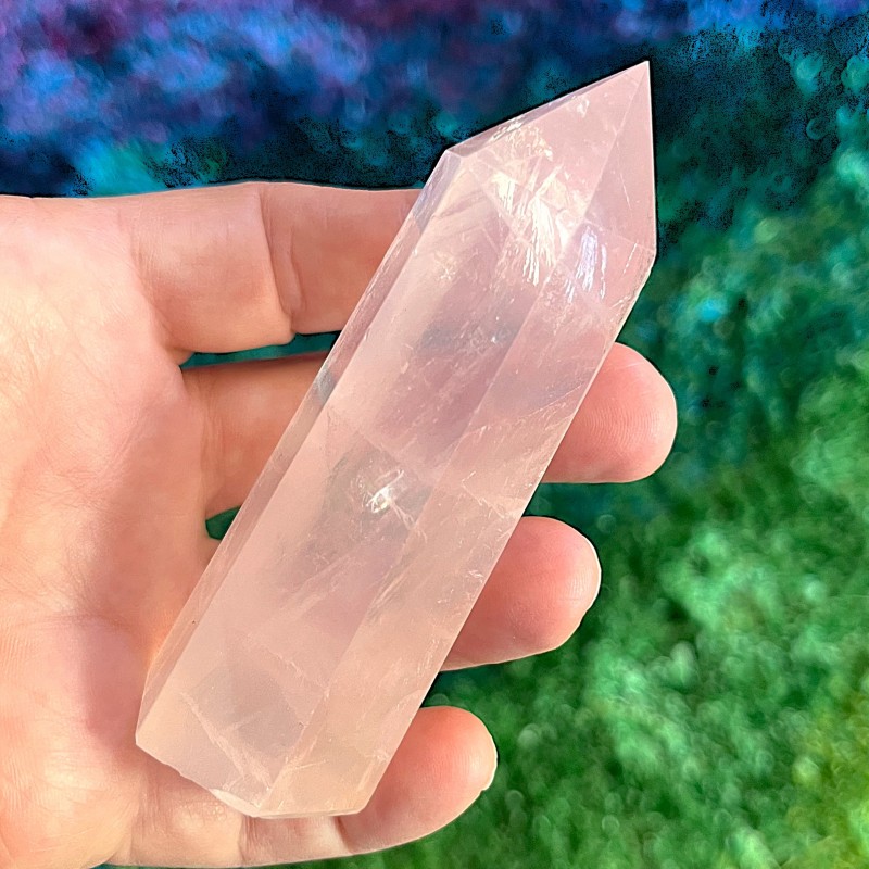 Rose Quartz Point -J - 9.2cm