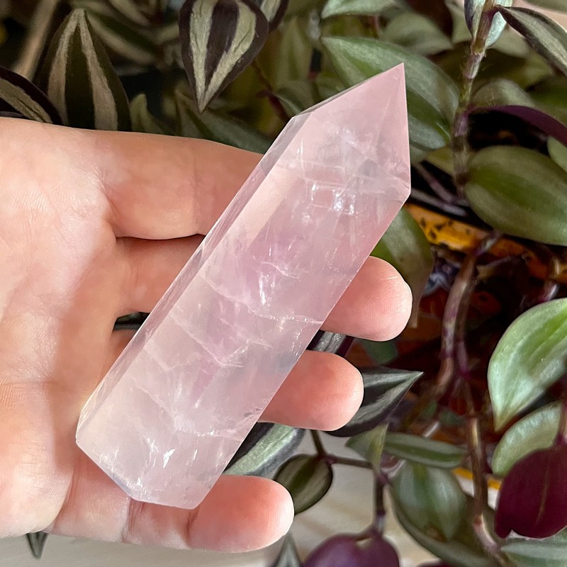 Rose Quartz Point -J - 9.2cm