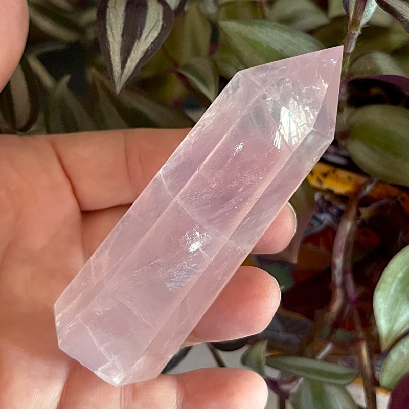 Rose Quartz Point -J - 9.2cm