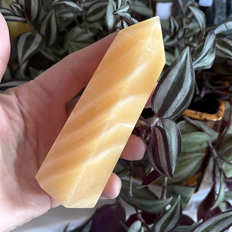 Orange Calcite Point 'D' - 11.2cm