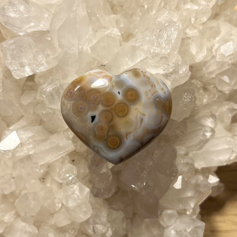 Ocean Jasper Heart - 35mm