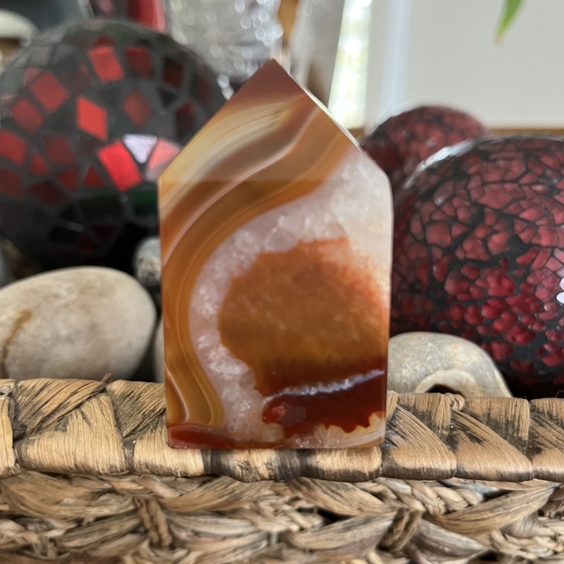 Carnelian Agate  Point 'D' - 6cm