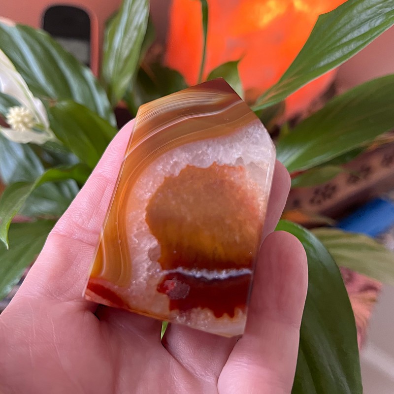 Carnelian Agate  Point 'D' - 6cm