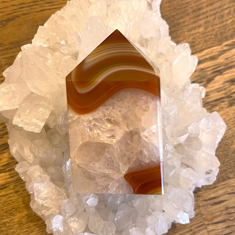 Carnelian Agate  Point 'D' - 6cm