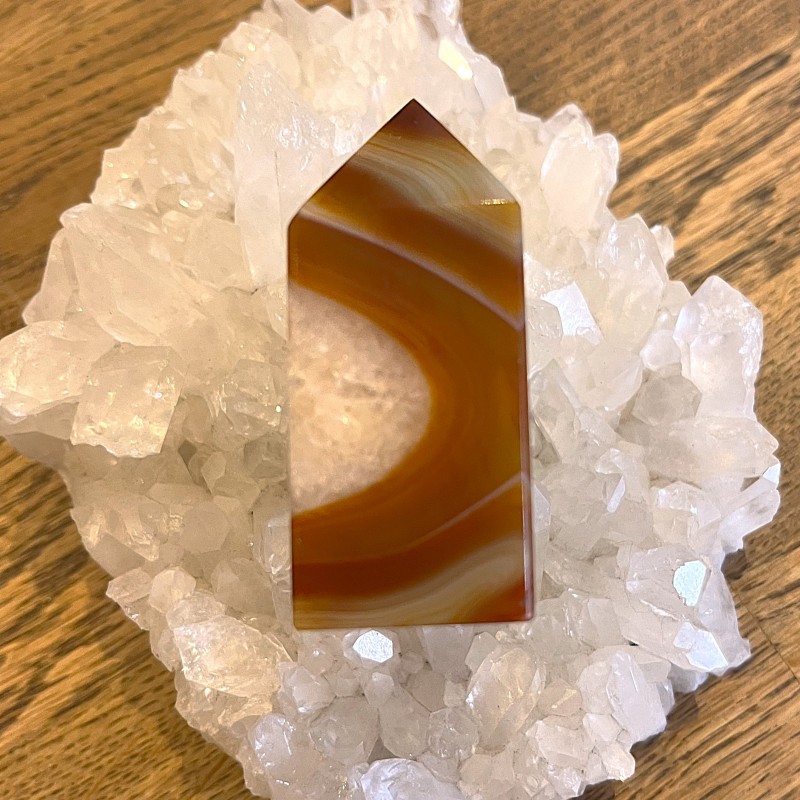 Carnelian Agate  Point 'D' - 6cm