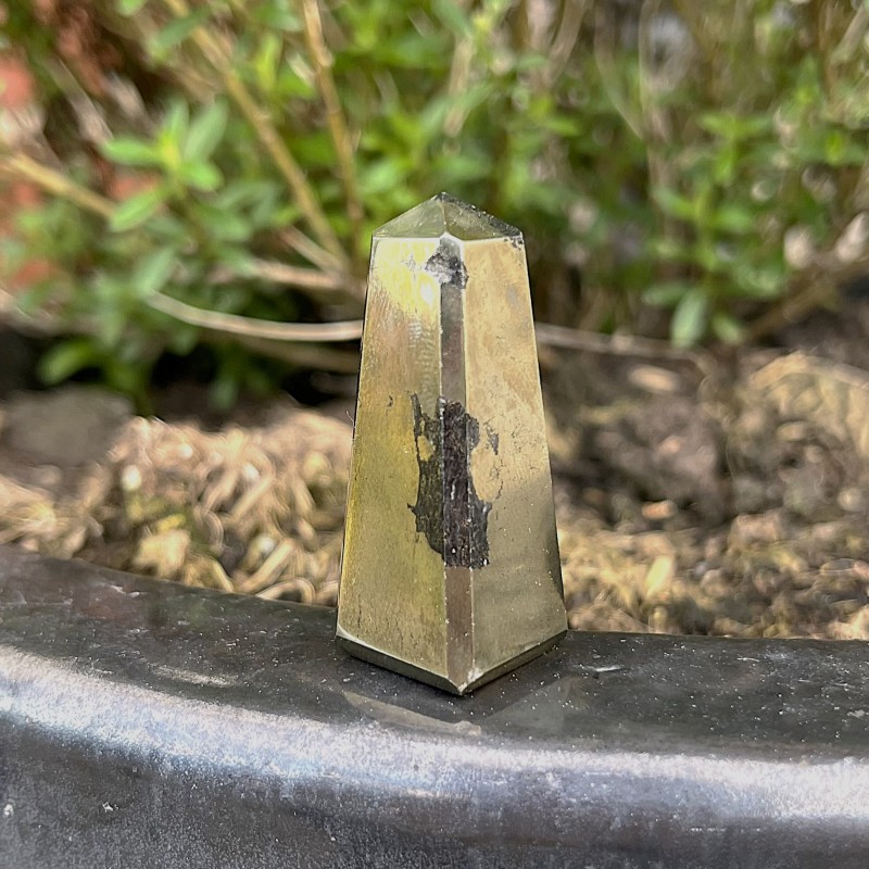 Pyrite Magnetite Obelisk - G - 4.2cm