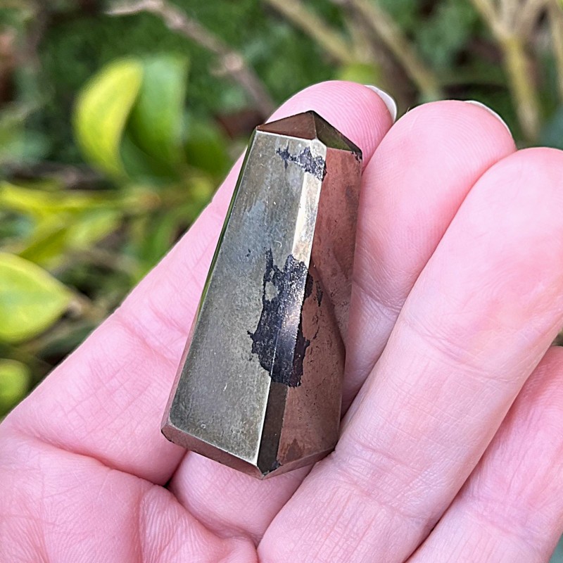 Pyrite Magnetite Obelisk - G - 4.2cm