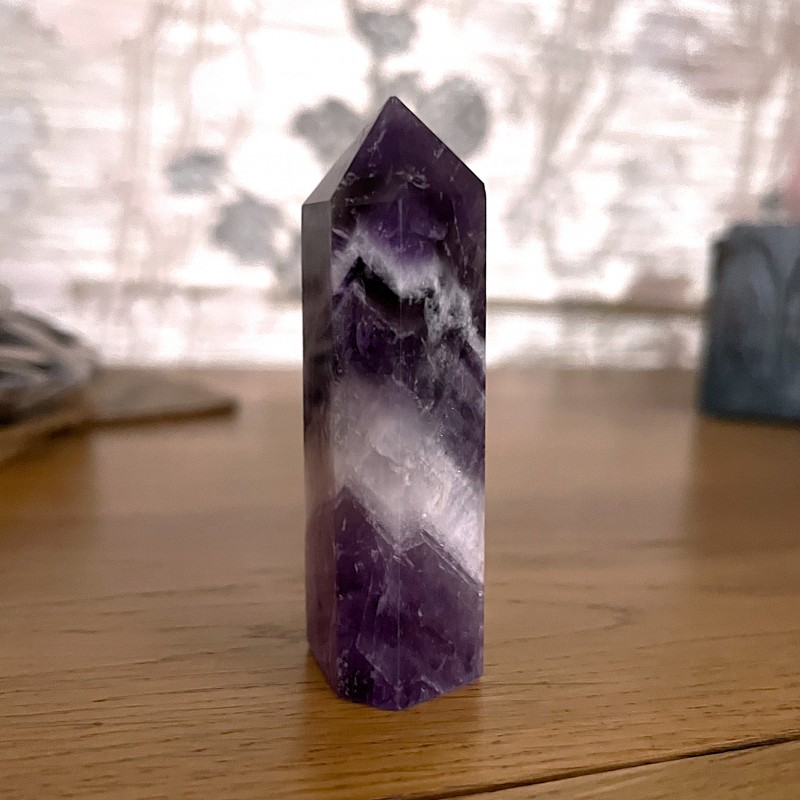 Chevron Amethyst Point  'E' - 7.3cm