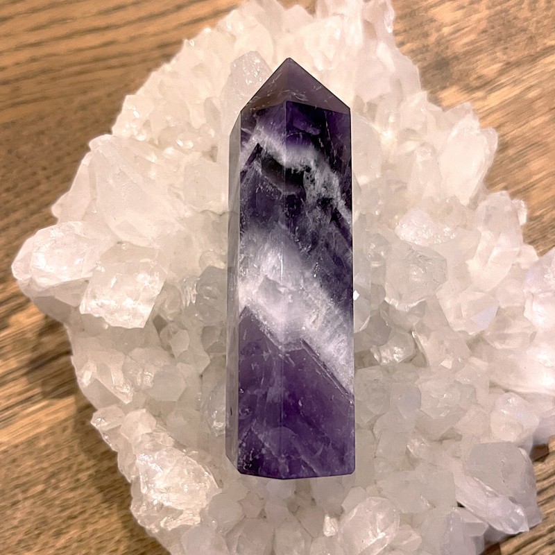 Chevron Amethyst Point  'E' - 7.3cm