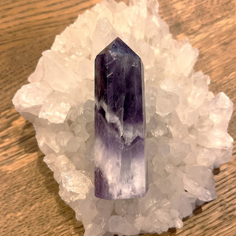 Chevron Amethyst Point  'E' - 7.3cm