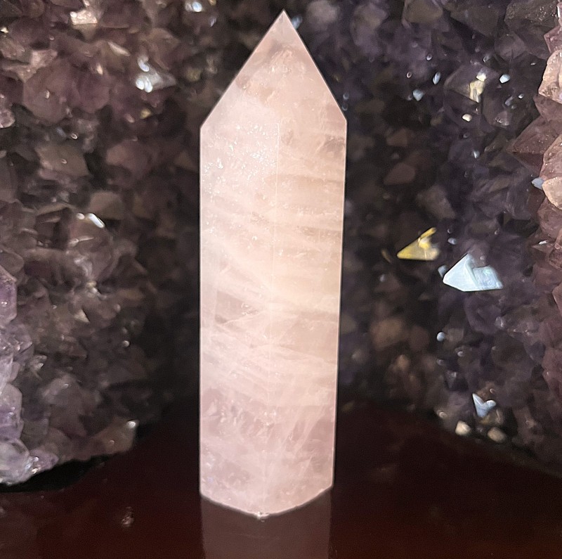 Rose Quartz Point -F 10.2cm