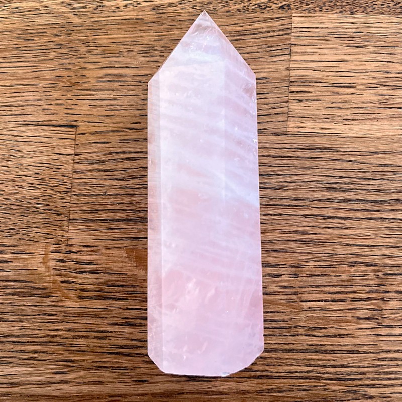 Rose Quartz Point -F 10.2cm