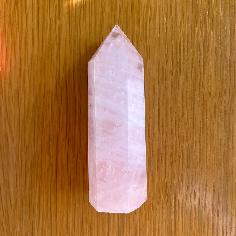 Rose Quartz Point -F 10.2cm