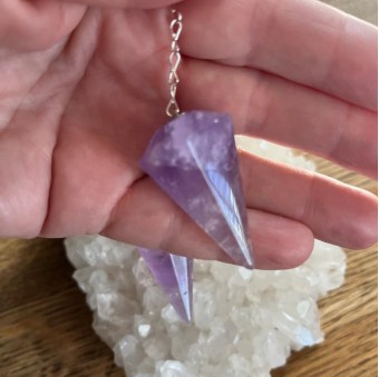 Amethyst faceted Pendulum