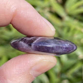 Amethyst Puff Crescent Moon