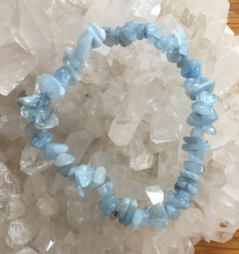 Aquamarine Chipstone Bracelet