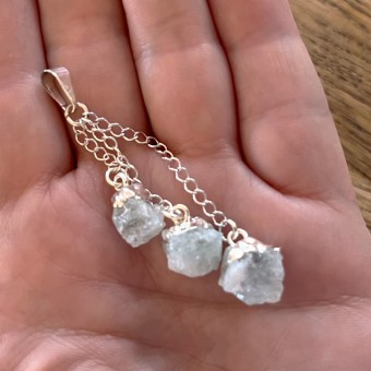 Aquamarine Dangle Pendant