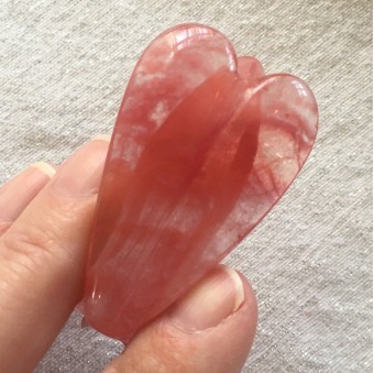 Cherry Quartz 50mm Angel