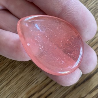 Cherry Quartz Worrystone