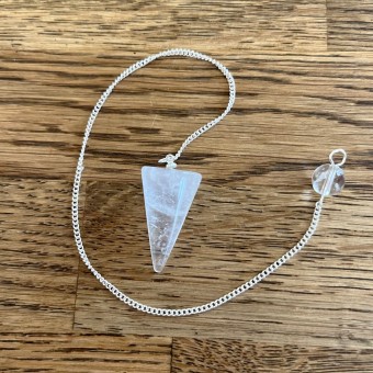 Clear Quartz Cone Pendulum