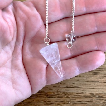 Clear Quartz Cone Pendulum