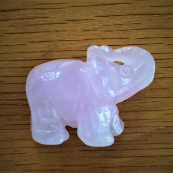 Elephant - Rose Quartz