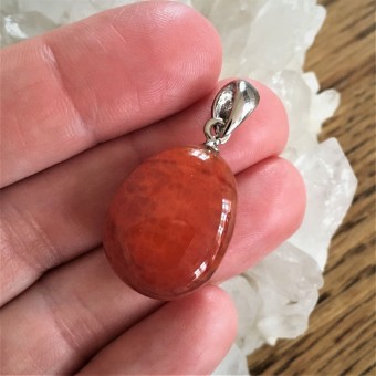 Fire Agate Pendant