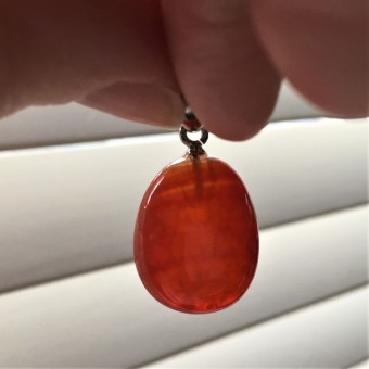 Fire Agate Pendant