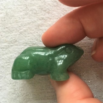 Frog - Green Aventurine